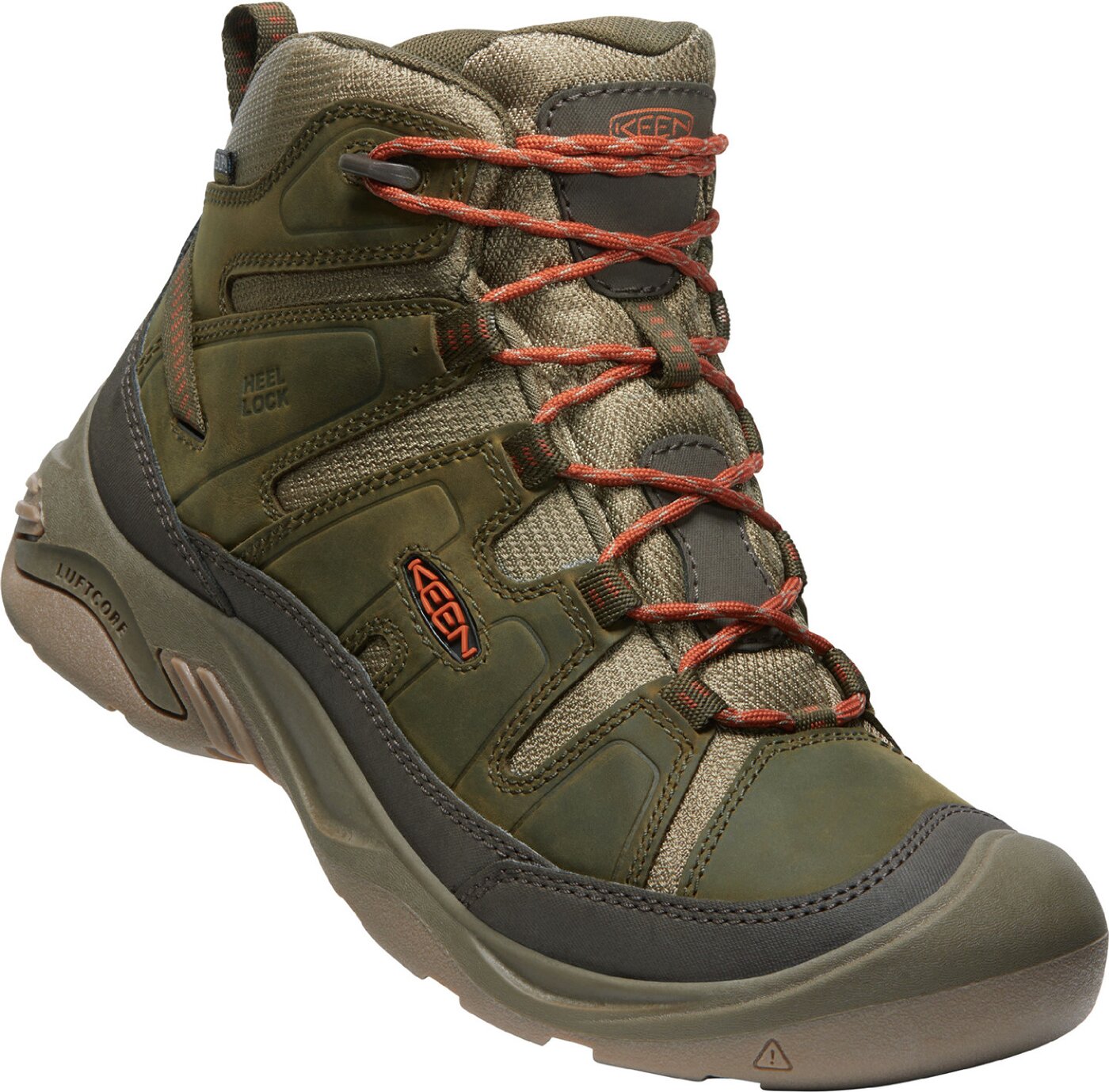 KEEN - CIRCADIA MID WP M-DARK OLIVE/POTTERS CLA DARK OLIVE/POTTERS CLAY