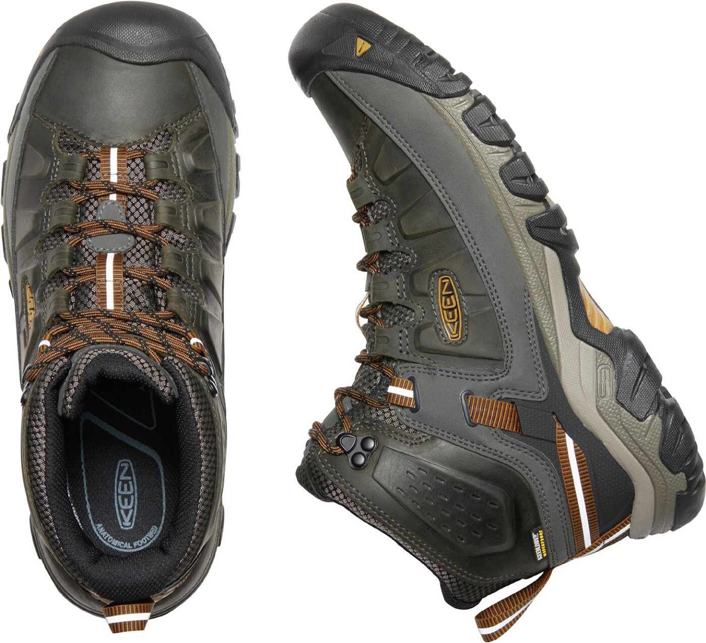 KEEN - TARGHEE III MID WP M-BLACK OLIVE BLACK OLIVE/GOLDEN BROWN – Bild 5