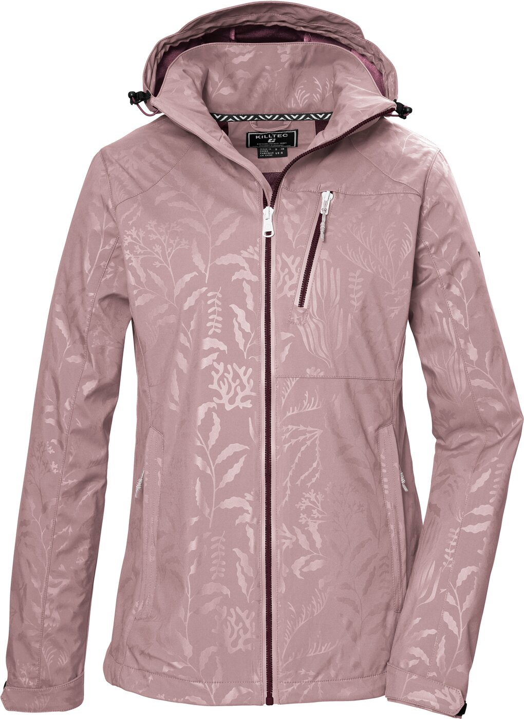 KILLTEC - KOS 122 WMN SFTSHLL JCKT FLORA WOODROSE
