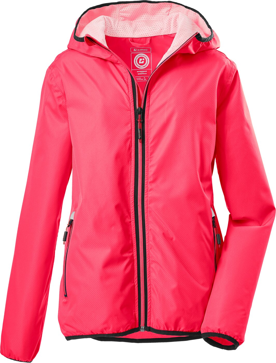 KILLTEC - Lyse GRLS JCKT B NEON-CORAL