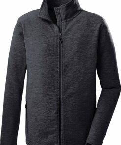 KILLTEC - MN FLC JCKT 5 SCHWARZ/MELANGE