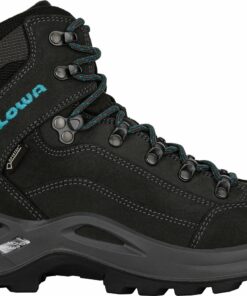 LOWA - RENEGADE GTX MID WS ASPHALT/TUERKIS