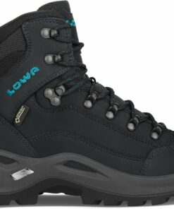 LOWA - RENEGADE GTX MID WS W ASPHALT/TUERKIS