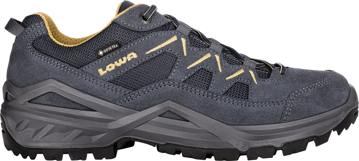 LOWA - SIRKOS EVO GTX LO STAHLBLAU/SENF