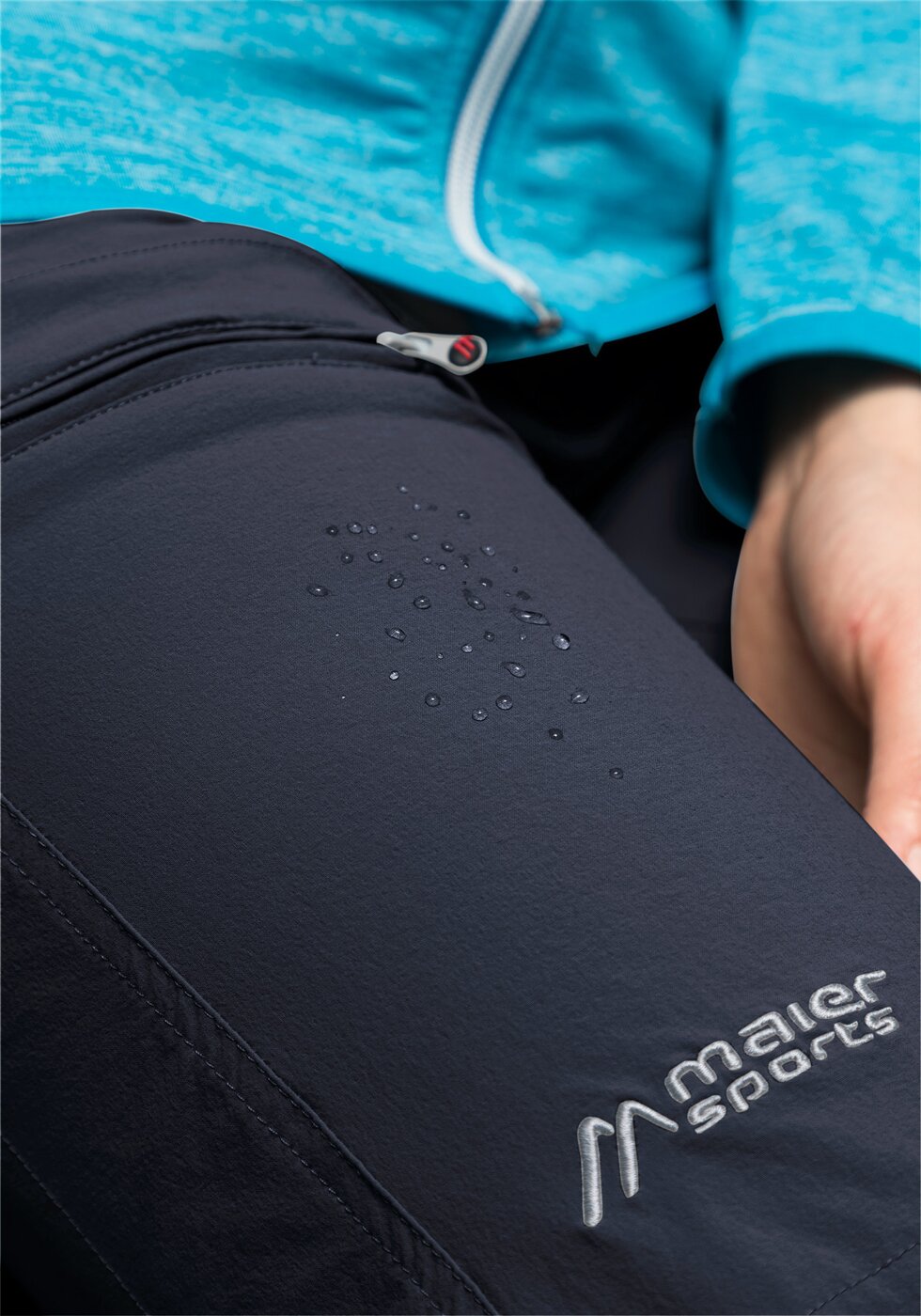 MAIER SPORTS - Lulaka Da-Hose roll up el. NIGHT SKY – Bild 3