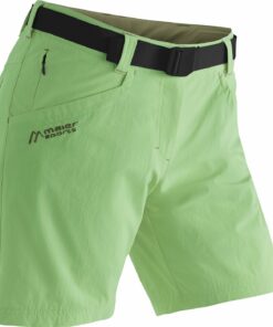 MAIER SPORTS - Lulaka Shorts Da-Bermuda el. BRAN BR GREEN/MILITARY GR
