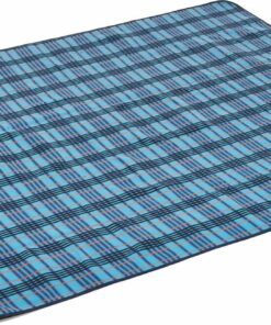 McKINLEY - Camping-Decke PICNIC RUG STRIPED BLUEPETROL/BLUEPETRO