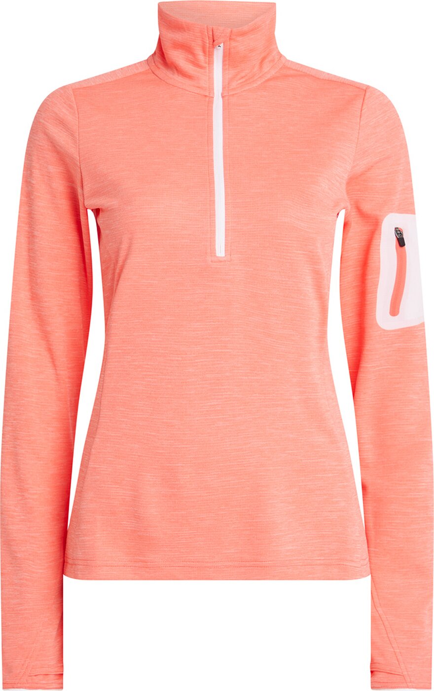 McKINLEY - Da.-Langarmshirt Tampo wms MELANGE/RED LIGHT/WH