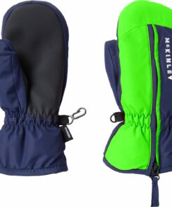 McKINLEY - KK.-Fäustling Adriel II kds NAVY DARK/GREEN LIME