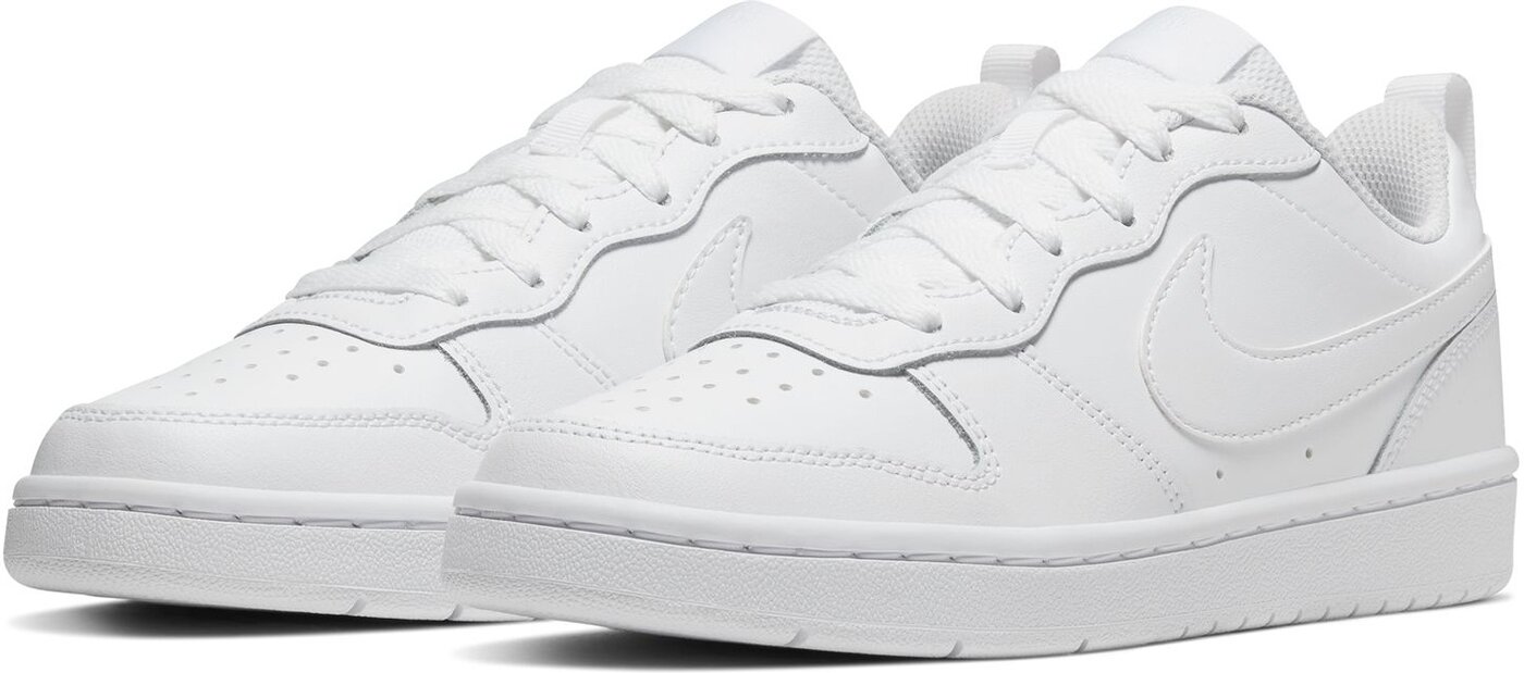 NIKE - NIKE COURT BOROUGH LOW 2 (GS) WHITE/WHITE-WHITE – Bild 4