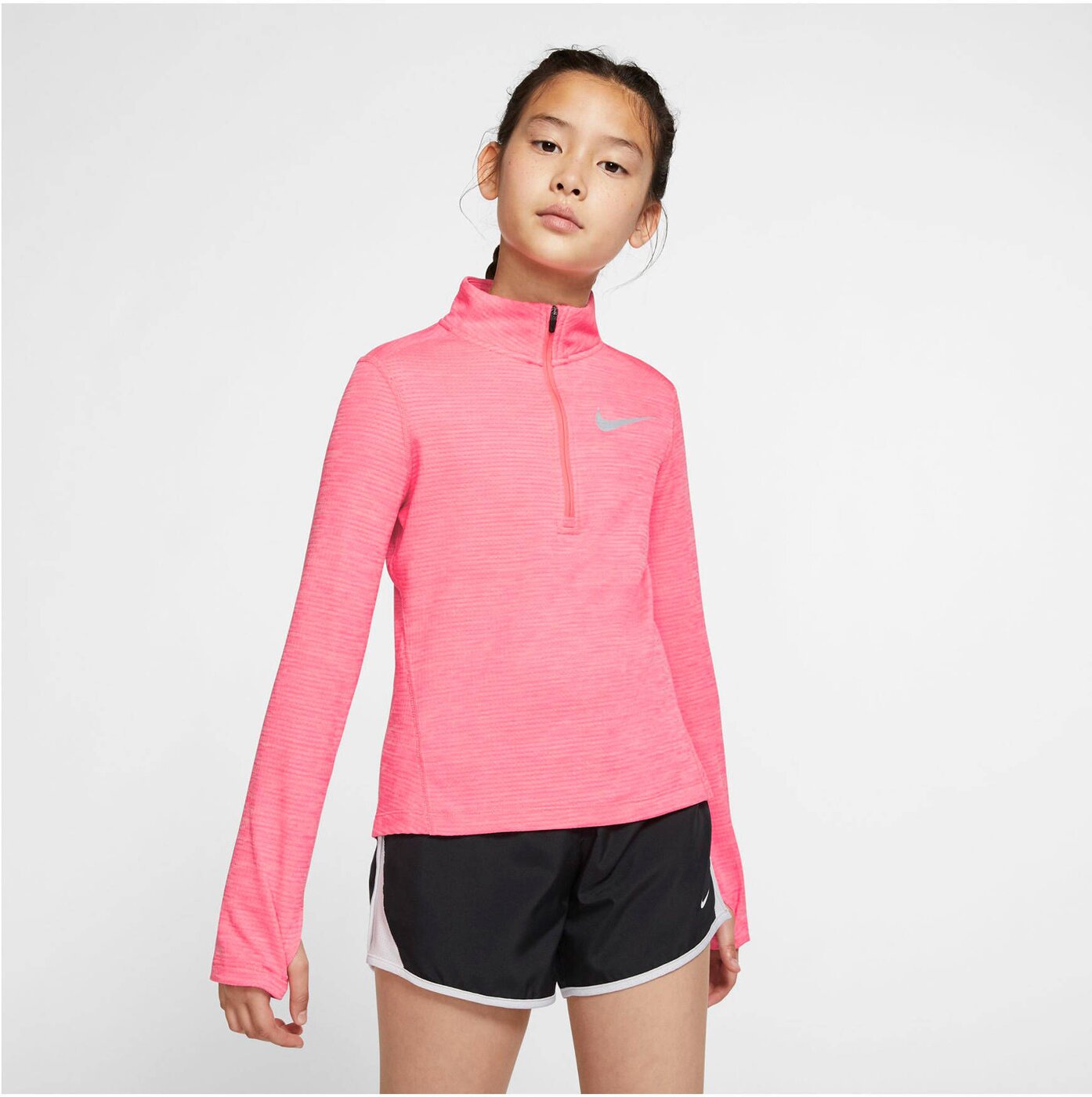 NIKE - G NK LS TOP RUN HZ PINK GAZE /ECHO PINK/REFLECTIV – Bild 4