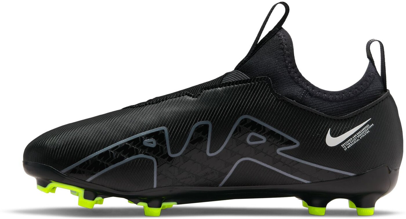 NIKE - JR ZOOM VAPOR 15 ACADEMY FG/MG BLACK/DK SMOKE GREY-SUMMIT WHI – Bild 8