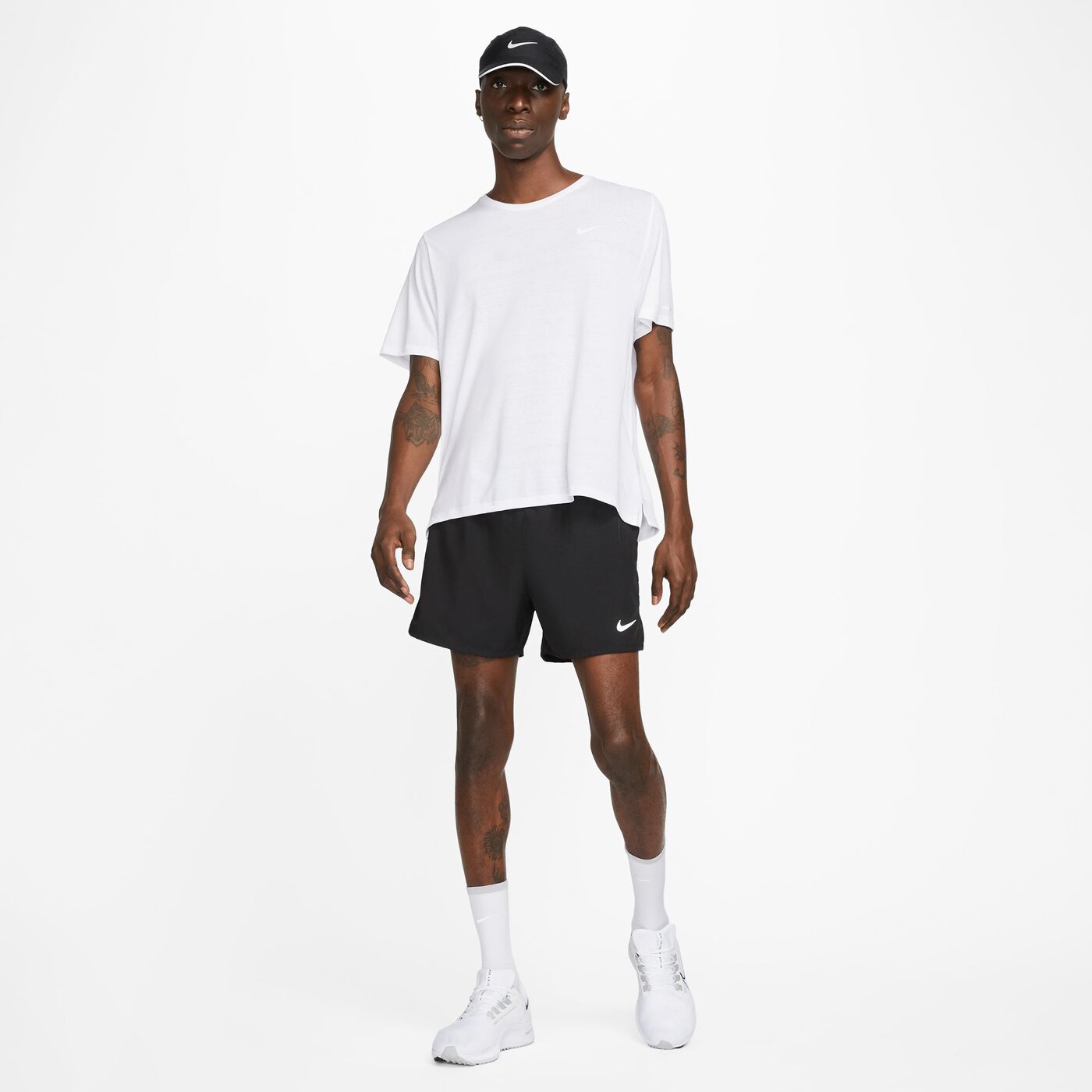 NIKE - M NK DF CHALLENGER 5BF SHORT BLACK/BLACK/BLACK/REFLECTIVE S – Bild 3