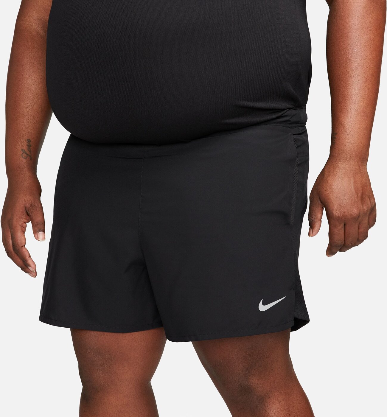 NIKE - M NK DF CHALLENGER 5BF SHORT BLACK/BLACK/BLACK/REFLECTIVE S – Bild 5