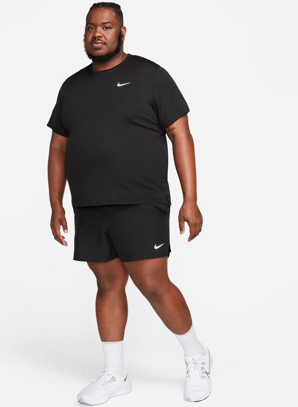 NIKE - M NK DF CHALLENGER 5BF SHORT BLACK/BLACK/BLACK/REFLECTIVE S – Bild 7