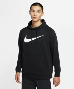 NIKE - M NK DF HDIE PO SWSH BLACK/WHITE