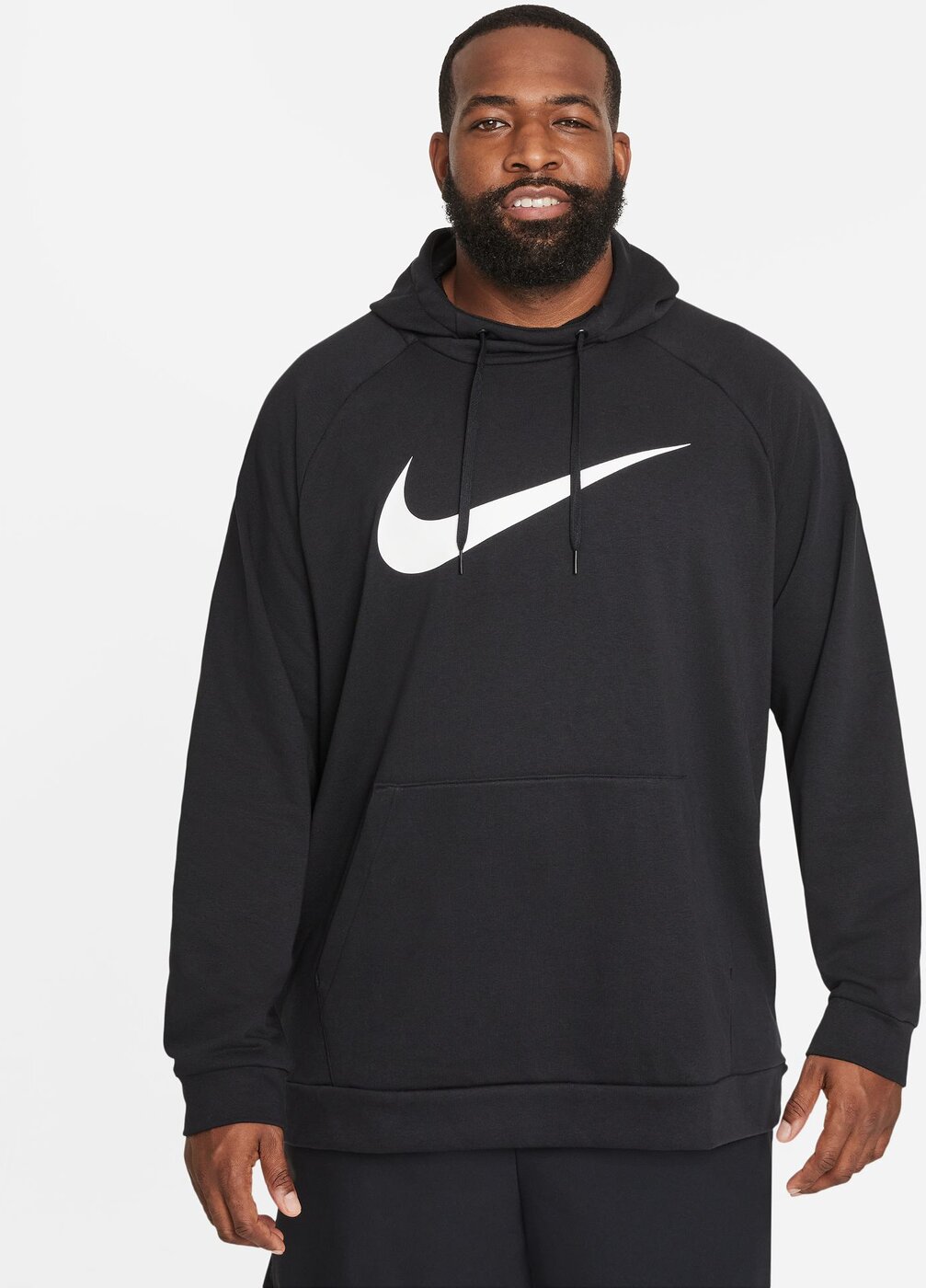 NIKE - M NK DF HDIE PO SWSH BLACK/WHITE – Bild 4