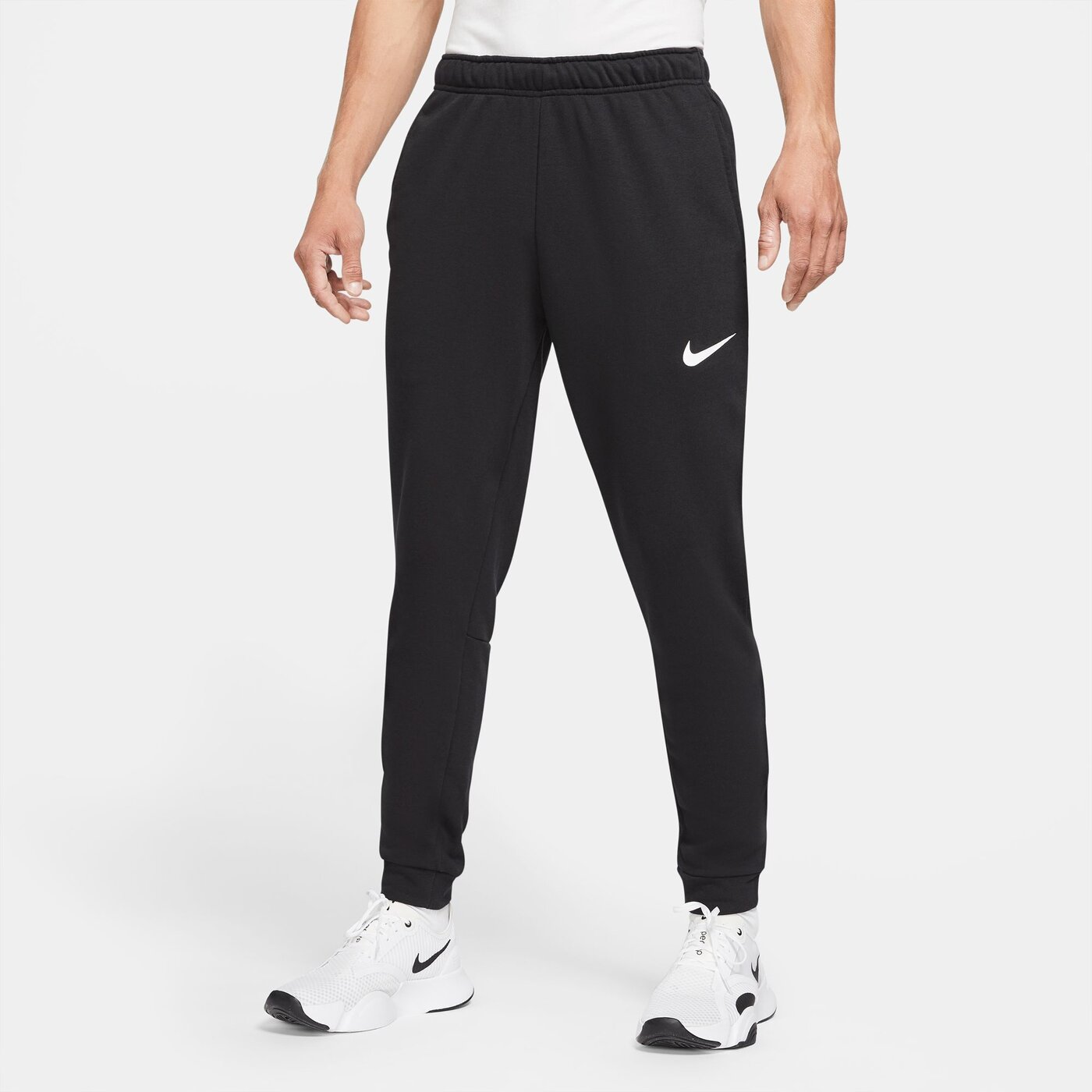 NIKE - M NK DF PNT TAPER FL BLACK/WHITE