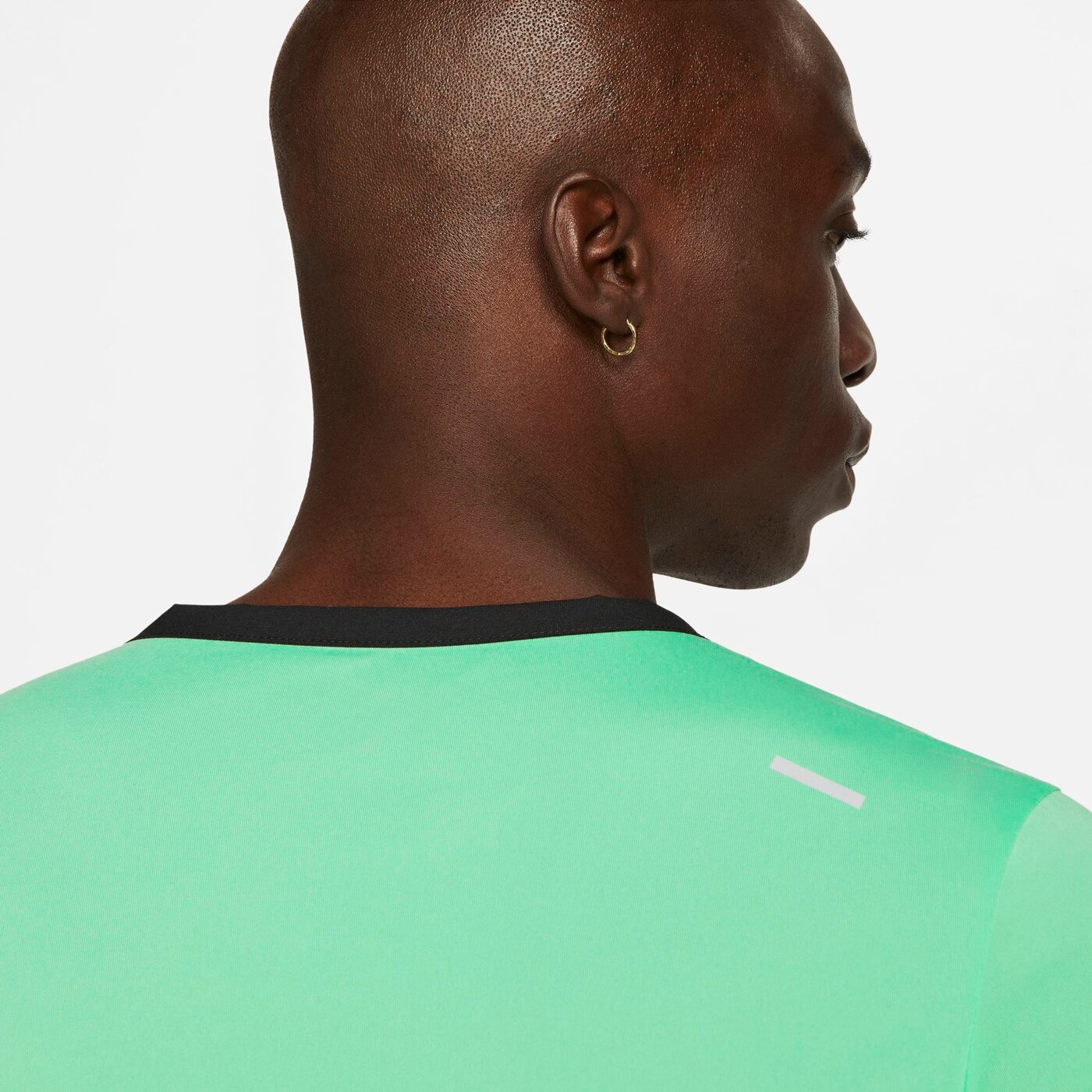 NIKE - M NK DF RISE 365 SS GREEN GLOW/REFLECTIVE SILV – Bild 5