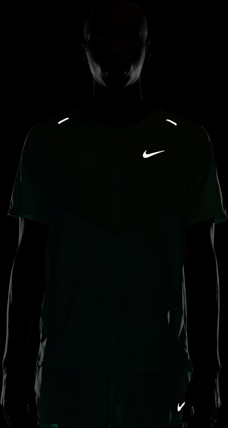 NIKE - M NK DF RISE 365 SS GREEN GLOW/REFLECTIVE SILV – Bild 7