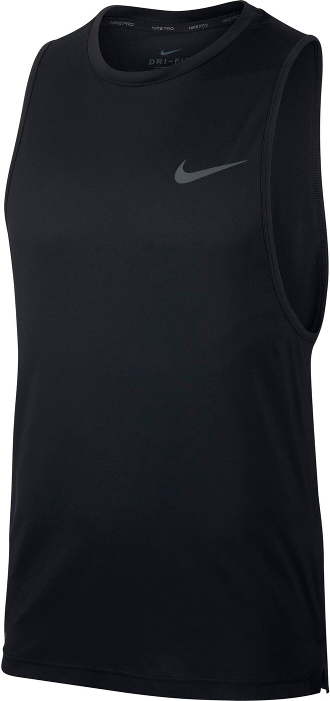 NIKE - M NK TOP M TANK HPR DRY BLACK/DARK GREY