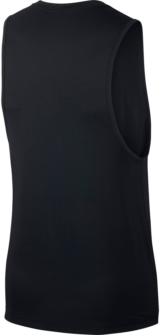 NIKE - M NK TOP M TANK HPR DRY BLACK/DARK GREY – Bild 2