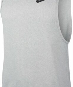 NIKE - M NK TOP M TANK HPR DRY SMOKE GREY/LT SMOKE GREY/HTR/B
