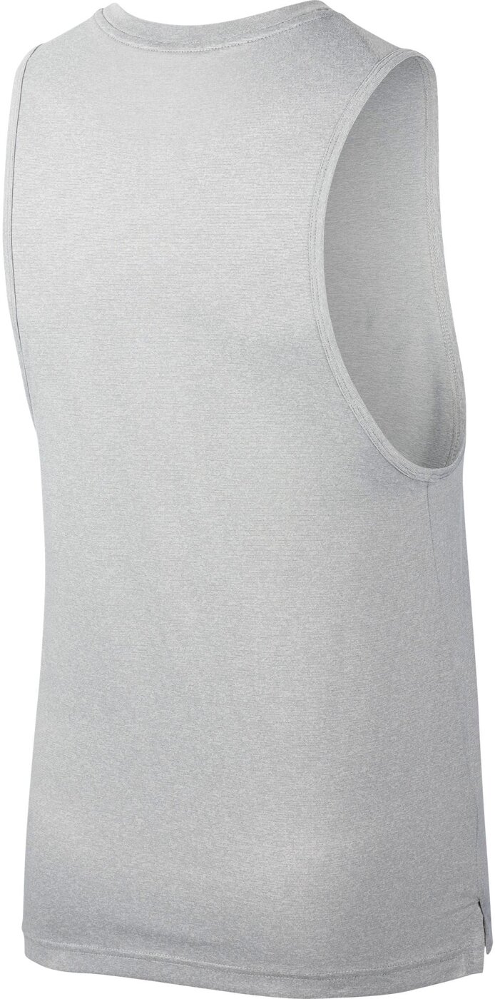 NIKE - M NK TOP M TANK HPR DRY SMOKE GREY/LT SMOKE GREY/HTR/B – Bild 2
