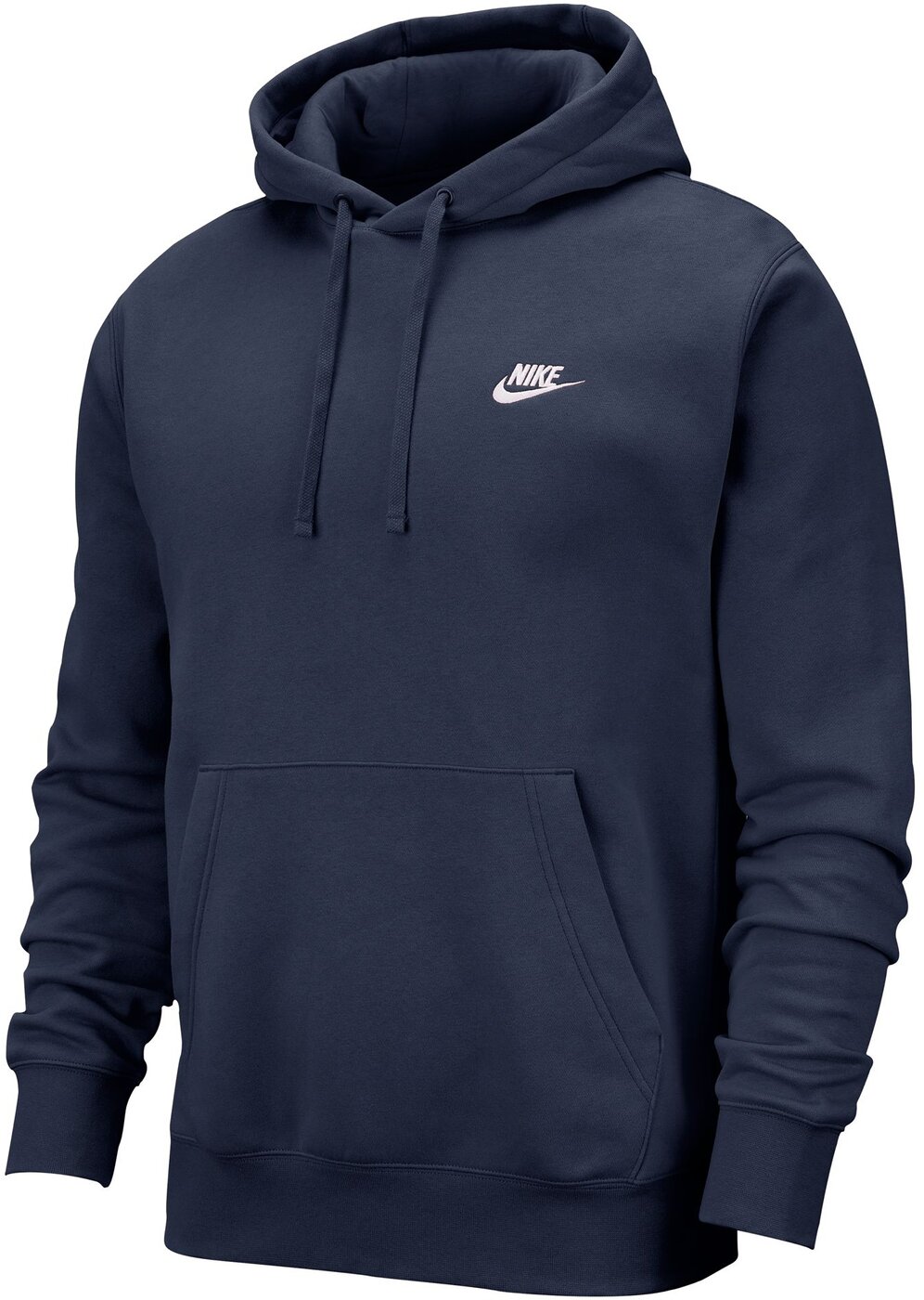 NIKE - M NSW CLUB HOODIE PO BB MIDNIGHT NAVY/MIDNIGHT NAVY/WH