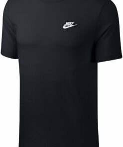 NIKE - M NSW CLUB TEE BLACK/WHITE