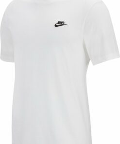 NIKE - M NSW CLUB TEE WHITE/BLACK