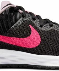 NIKE - NIKE REVOLUTION 6 NN (GS) BLACK/HYPER PINK-PINK FOAM