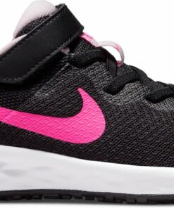 NIKE - NIKE REVOLUTION 6 NN (PSV) BLACK/HYPER PINK-PINK FOAM