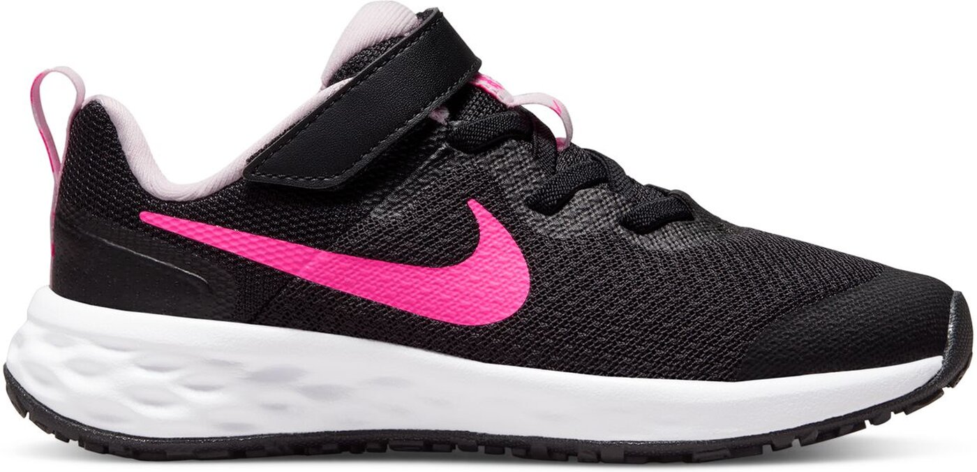 NIKE - NIKE REVOLUTION 6 NN (PSV) BLACK/HYPER PINK-PINK FOAM