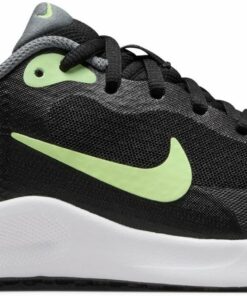 NIKE - NIKE REVOLUTION 7 (GS) BLACK/BARELY VOLT-SMOKE GREY-W