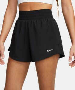 NIKE - W NK ONE DF HR 3IN 2N1 SHORT BLACK/REFLECTIVE SILV