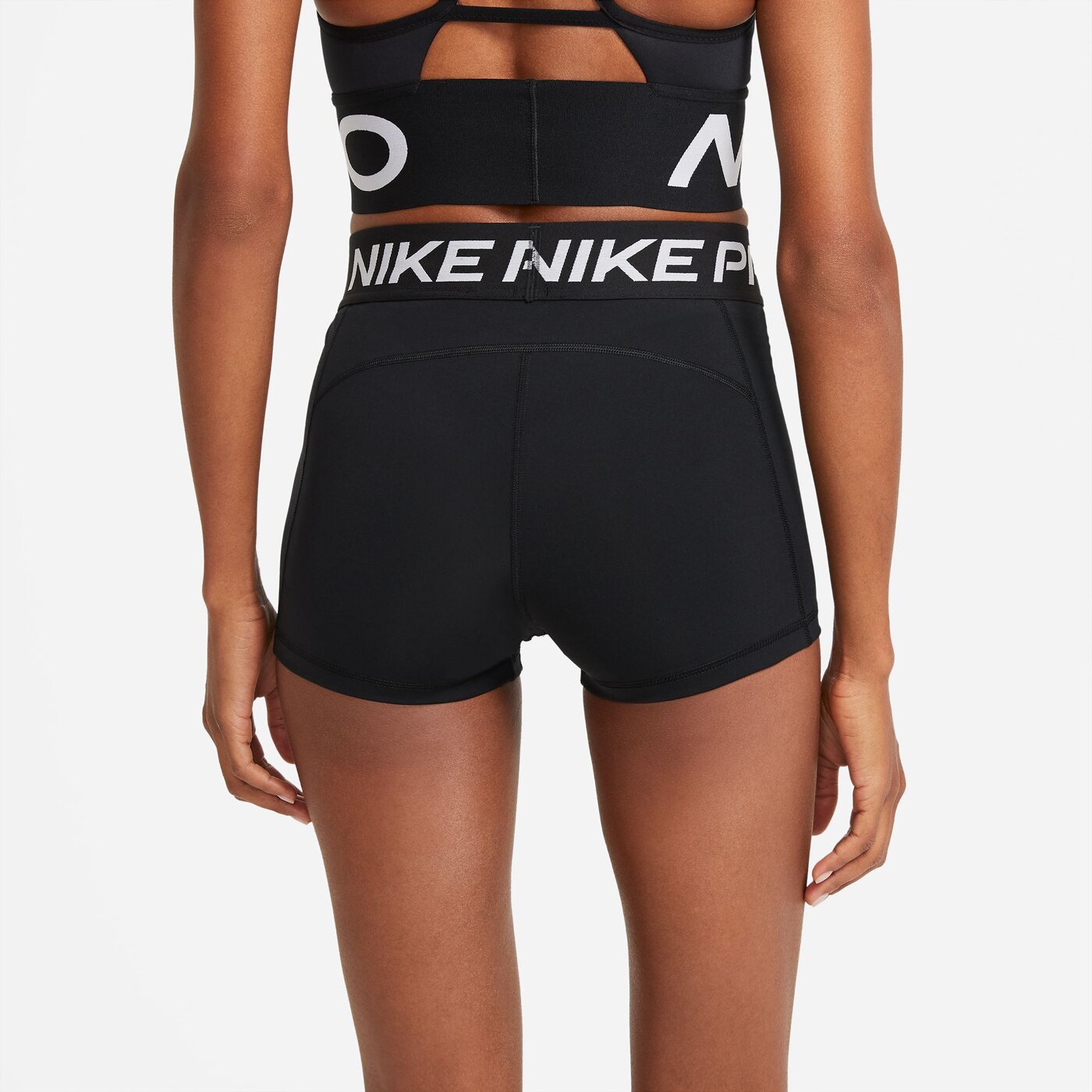 NIKE - W NP 365 SHORT 3IN BLACK/WHITE – Bild 2