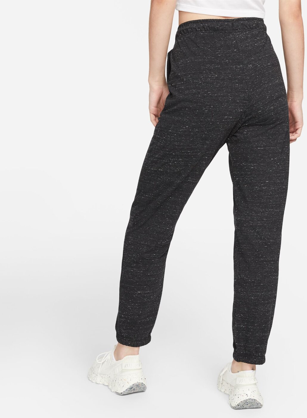 NIKE - W NSW GYM VNTG EASY PANT BLACK/WHITE – Bild 2