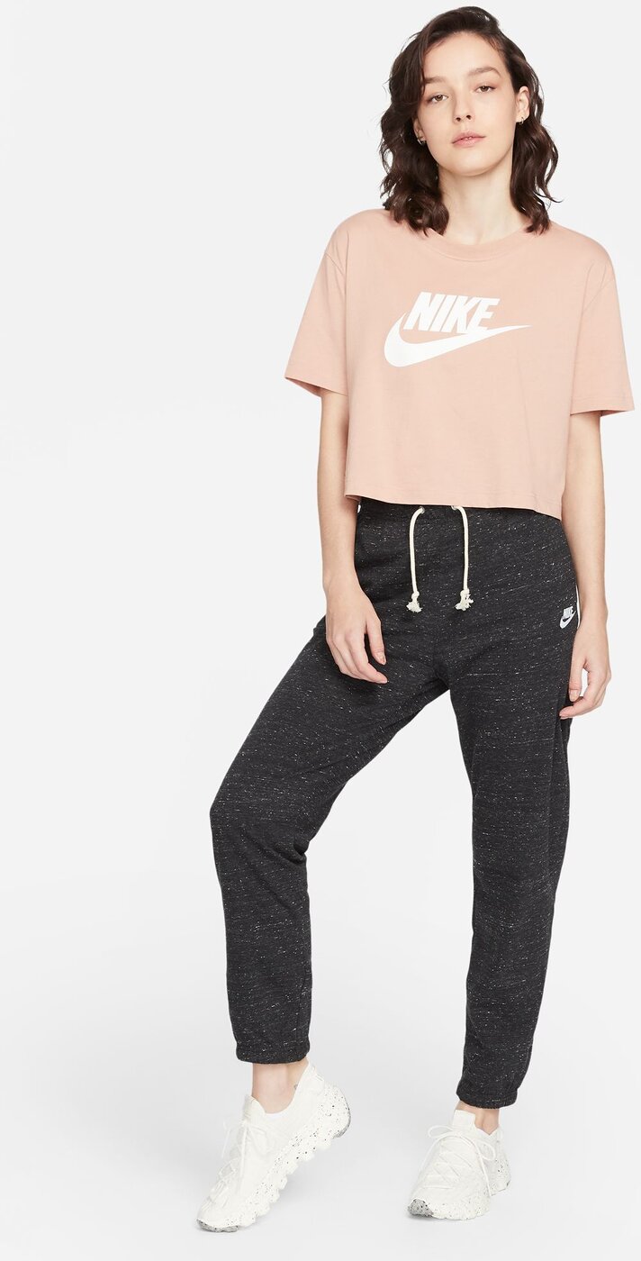 NIKE - W NSW GYM VNTG EASY PANT BLACK/WHITE – Bild 3