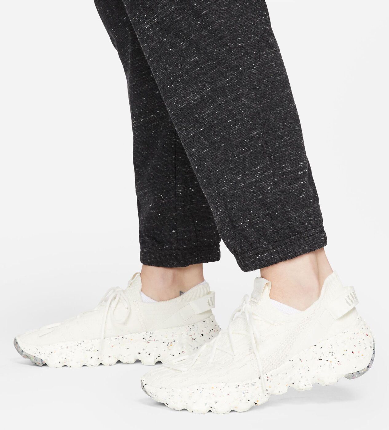 NIKE - W NSW GYM VNTG EASY PANT BLACK/WHITE – Bild 5