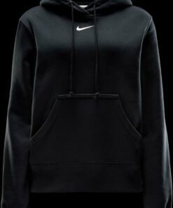 NIKE - W NSW PHNX FLC STD PO HOODIE BLACK/SAIL