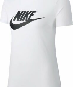 NIKE - W NSW TEE ESSNTL ICON FUTUR WHITE/BLACK