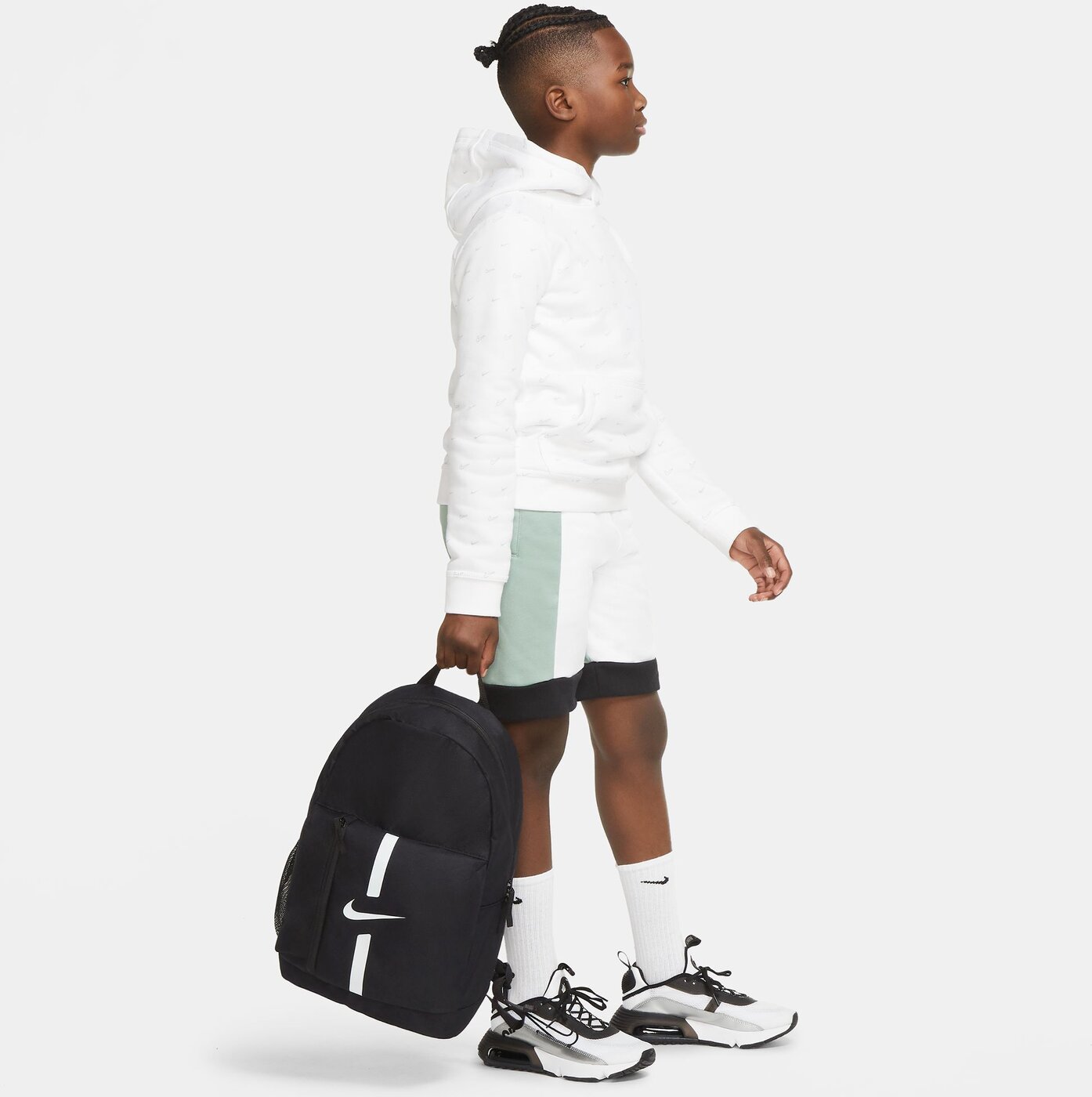 NIKE - Y NK ACDMY TEAM BKPK BLACK/BLACK/WHITE – Bild 4