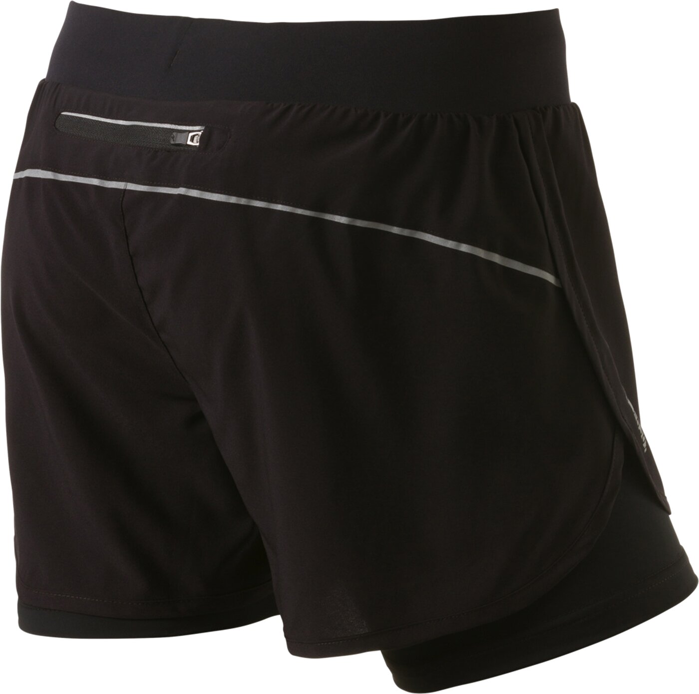 PRO TOUCH - Da.-Shorts 2-in-1 Rufina III BLACK/ BLACK – Bild 2