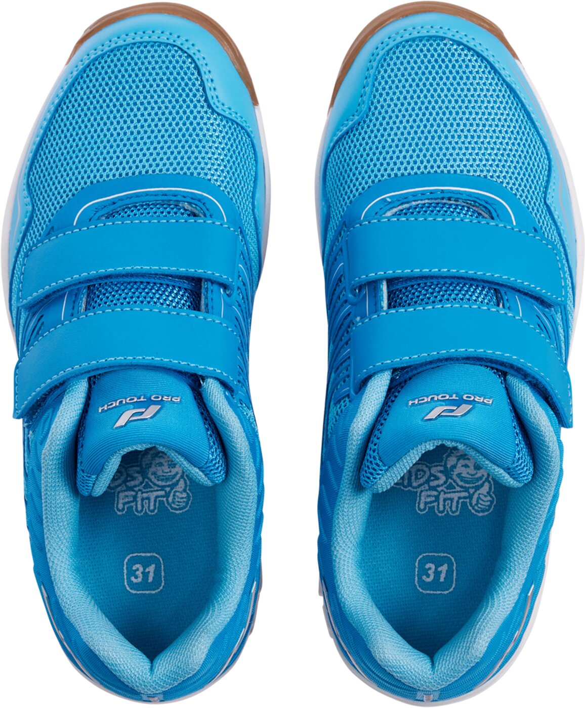 PRO TOUCH - Ki.-Indoor-Schuh Rebel 3 VLC JR BLUE/ TURQUOISE/ SIL – Bild 3