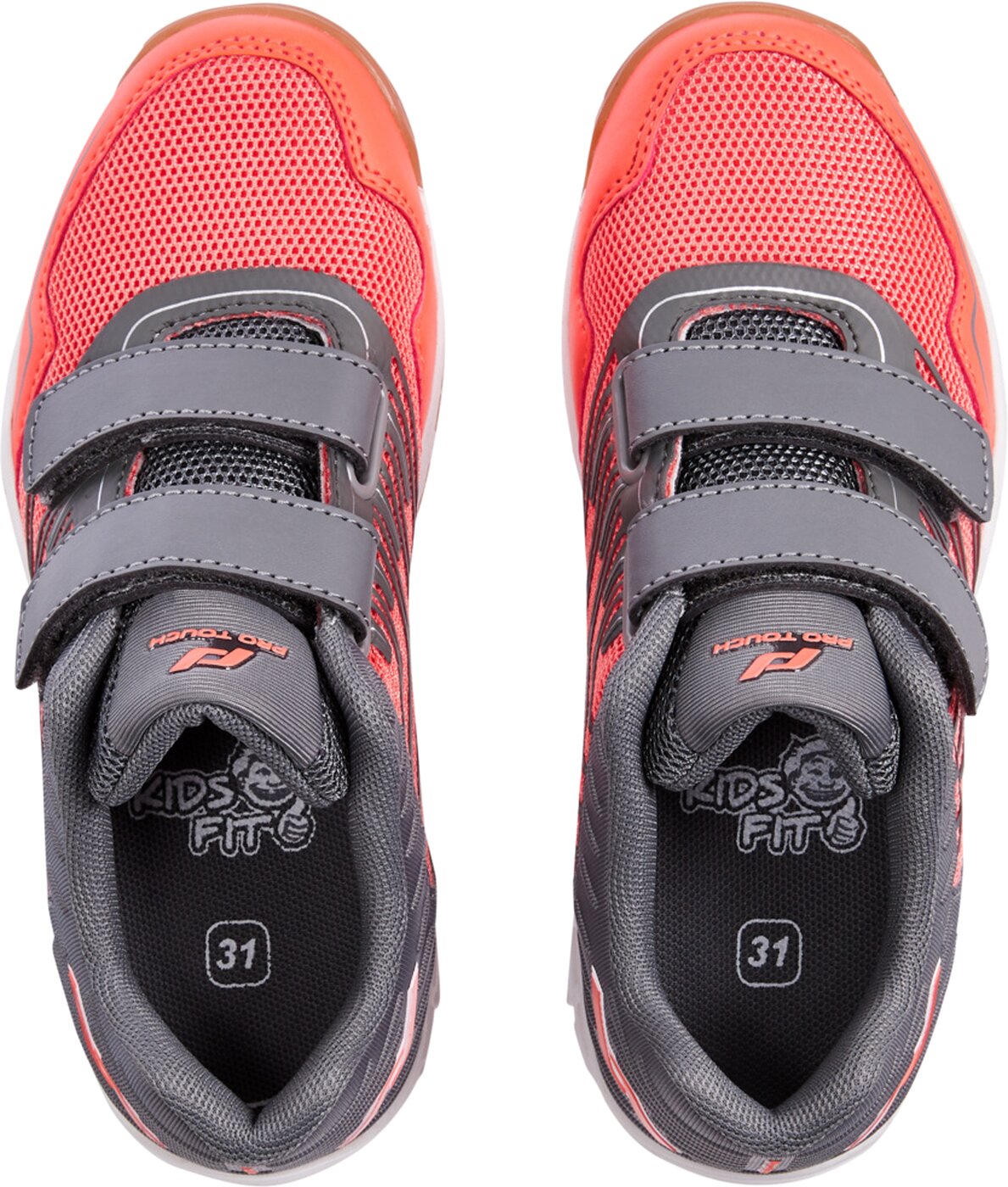 PRO TOUCH - Ki.-Indoor-Schuh Rebel 3 VLC JR GREY/ RED LIGHT – Bild 3