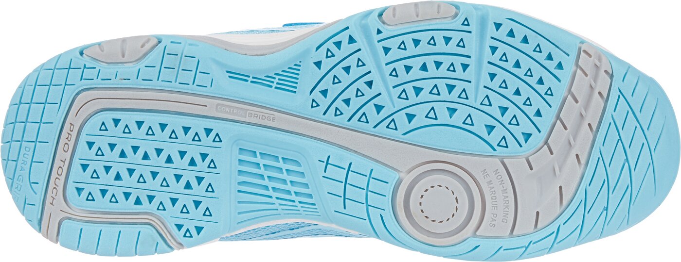 PRO TOUCH - Ki.-Indoor-Schuh Rebel 3 VLC JR BLUE LIGHT/ WHITE/ R – Bild 2