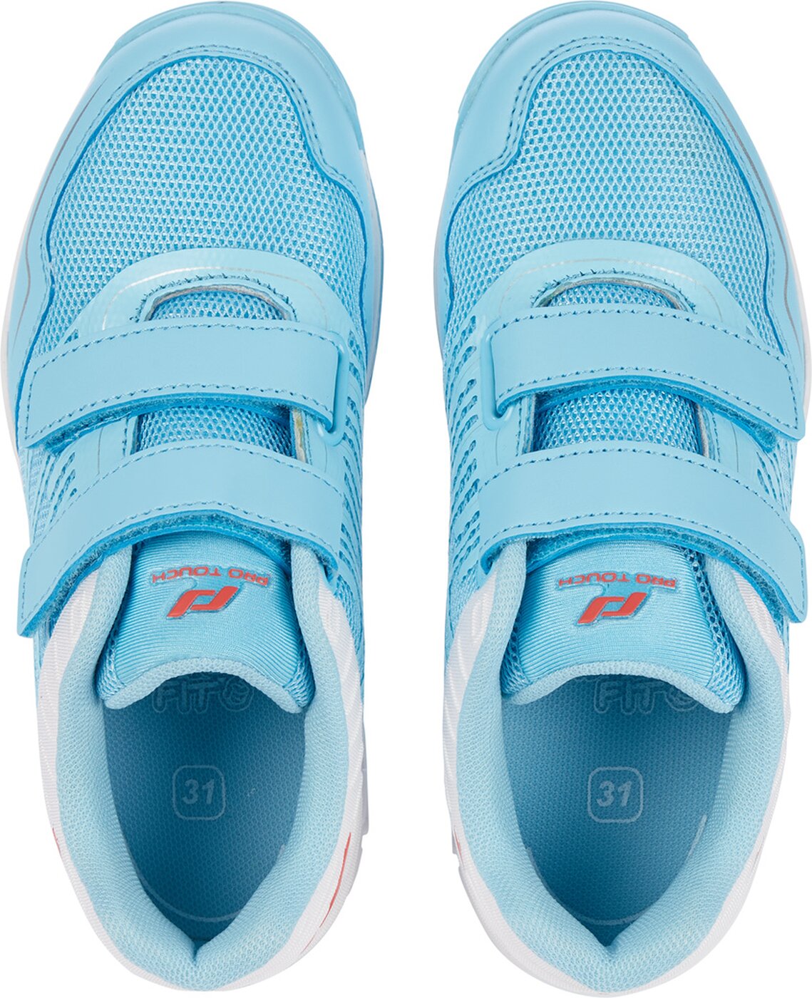 PRO TOUCH - Ki.-Indoor-Schuh Rebel 3 VLC JR BLUE LIGHT/ WHITE/ R – Bild 3