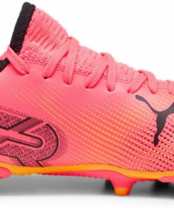 PUMA - FUTURE 7 PLAY FG/AG Jr SUNSET GLOW-PUMA BLACK-SUN STR