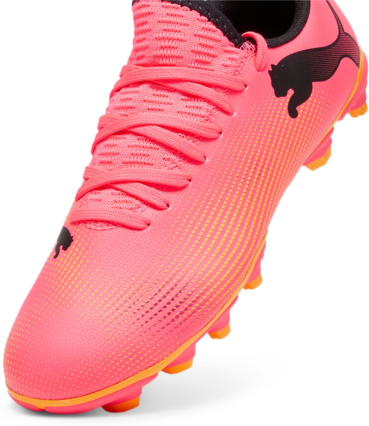 PUMA - FUTURE 7 PLAY FG/AG Jr SUNSET GLOW-PUMA BLACK-SUN STR – Bild 5